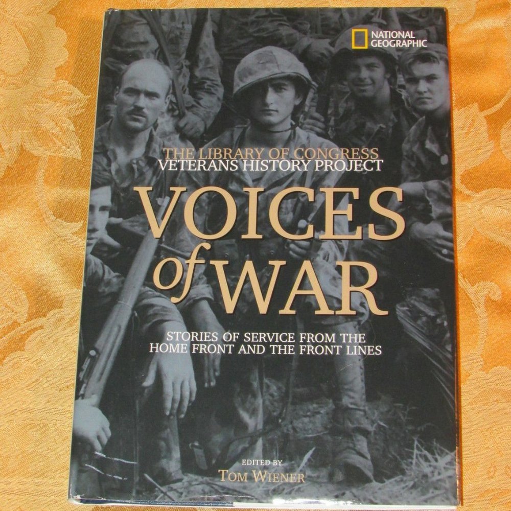 Voices of War Library of Congress Veteran's History Project HB Book 2004 Used